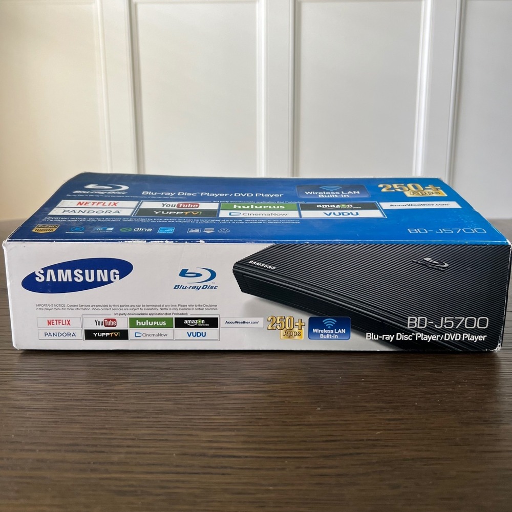 Samsung BD-J5700 Blu-ray & DVD Player Wi-Fi Streaming With Remote NOB - Picture 7 of 9